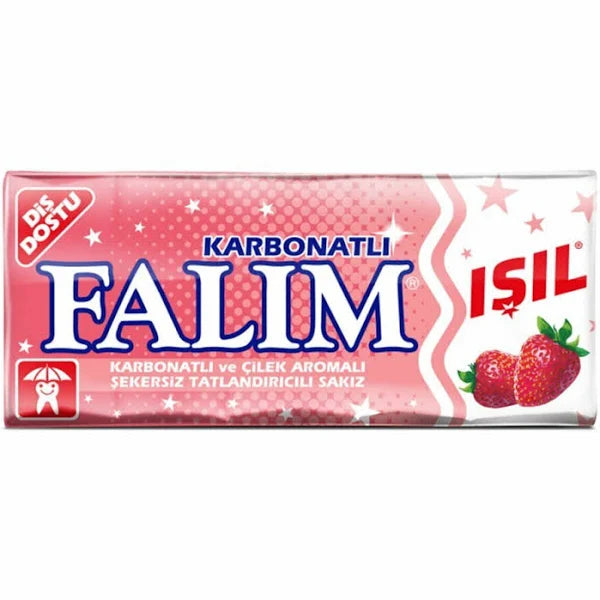 Falim Chewing / Mewing Gum Mastic Strawberry Flavour 50 Pieces