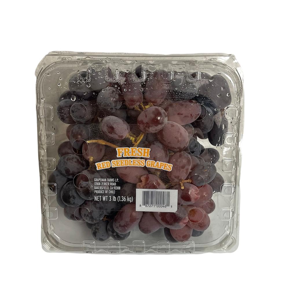 Seedless Red Grapes, 3 lbs.