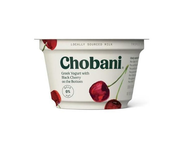 Chobani Yogurt, Nonfat, Greek, Black Cherry On The Bottom 5.3 Oz