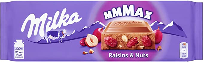 Milka Chocolate Raisins & Nuts 270g