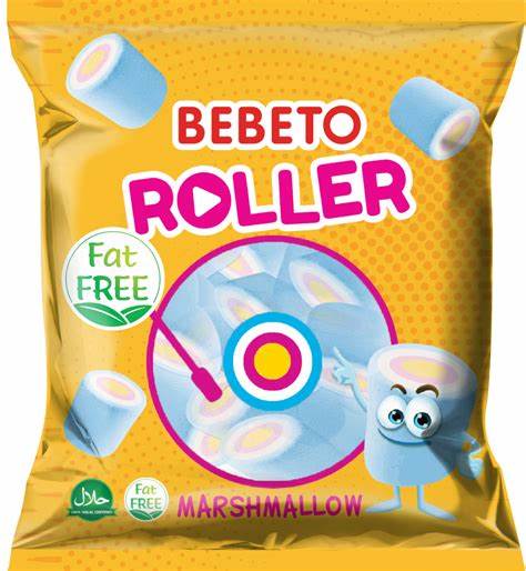 Bebeto Halal Pink & White Marshmallow, 275g - 9.7oz