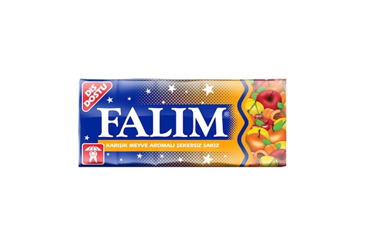 Falim Mix Fruit Gum 5 Pcs - Sugar Free – Halalcart