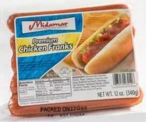 Midamar Halal Turkey Franks 12 oz