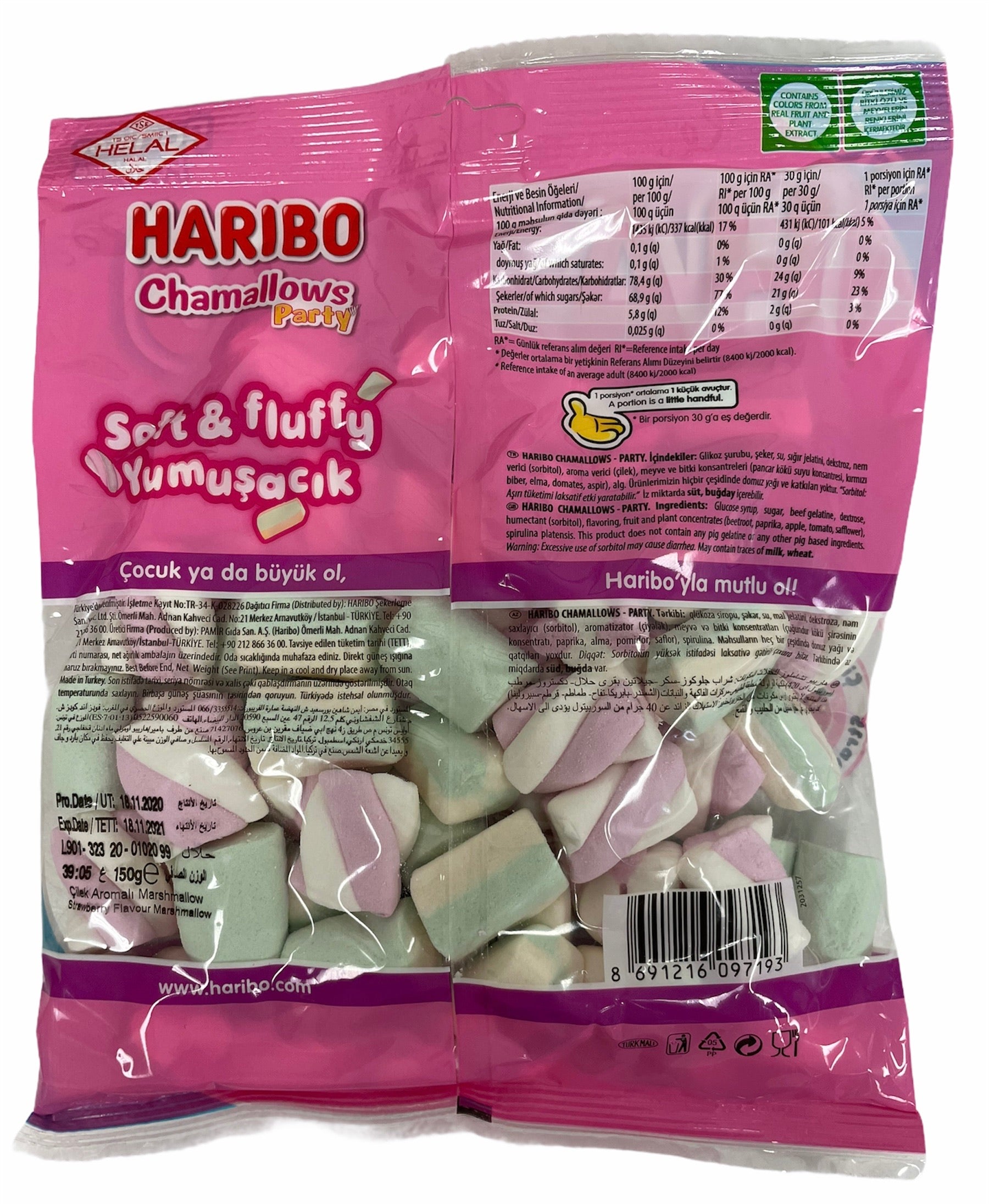 Halal Haribo Chamallows Marshmallows – We Love Candy