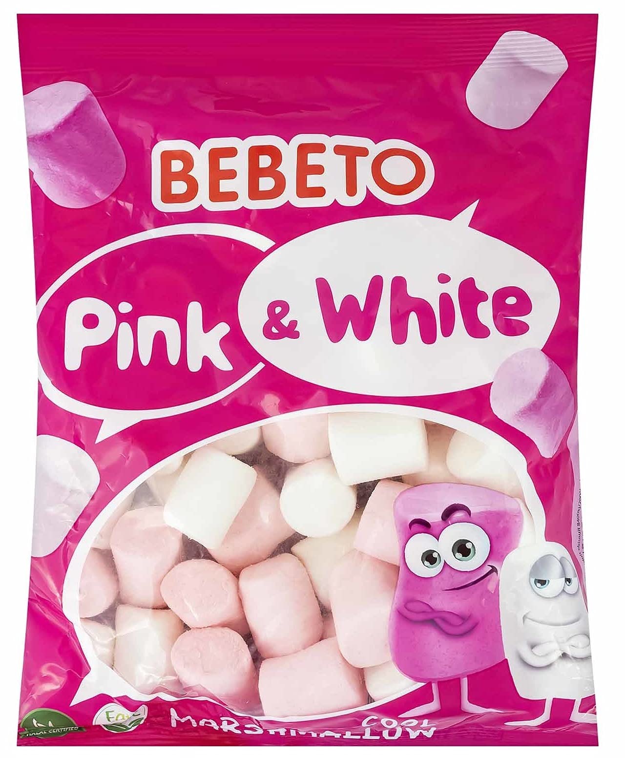 Pink 'n white marshmallow candy 60g - Halal
