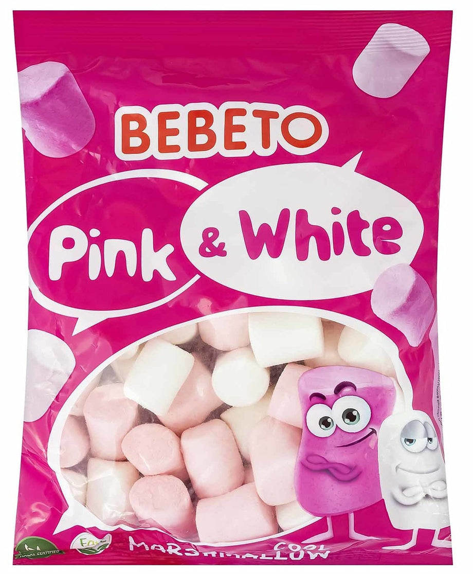 Marshmallows Pink White Squares Sweets HALAL 